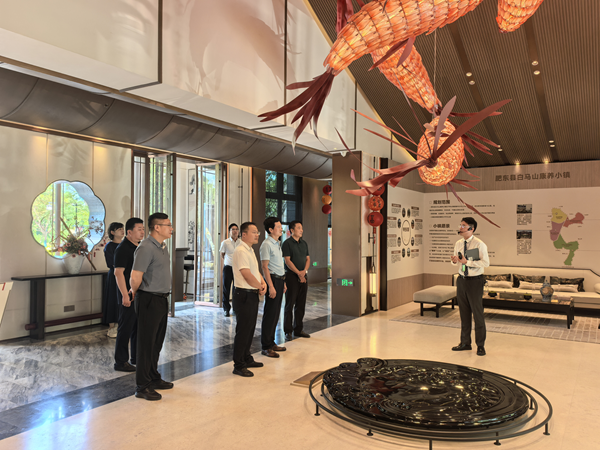 寿县县委常委、副县长房鲲鹏一行到访省康健养老公司