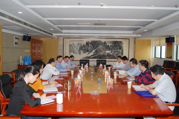 省公司接待湖南省轻工威客电竞集团有限公司考察组一行